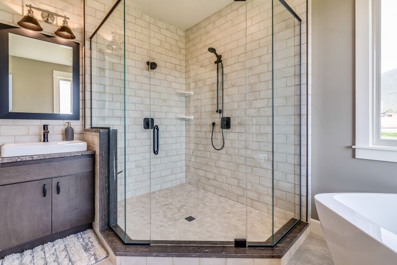 Open-Concept Shower Space